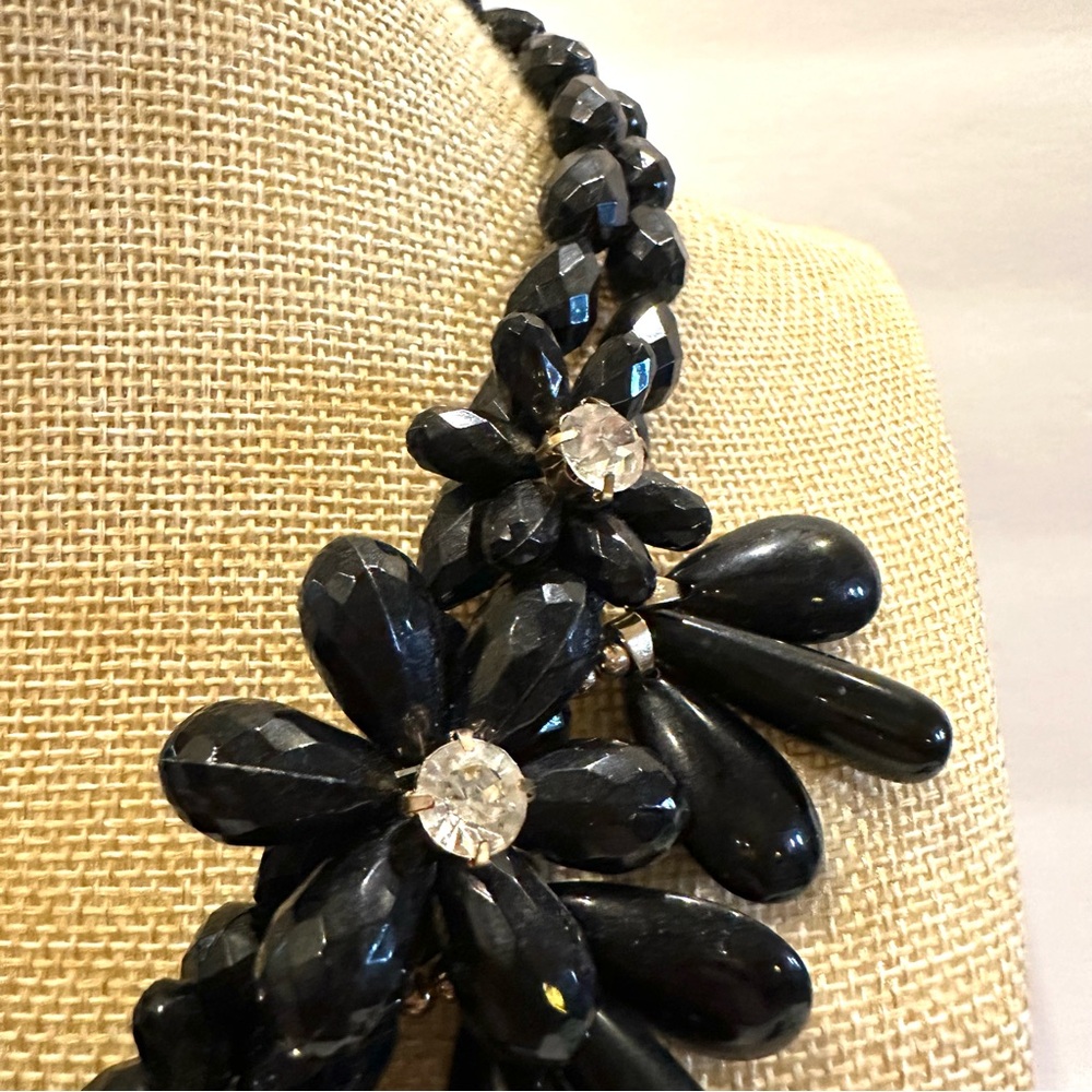 Talbots Statement Necklace Double Strand Chunky B… - image 4